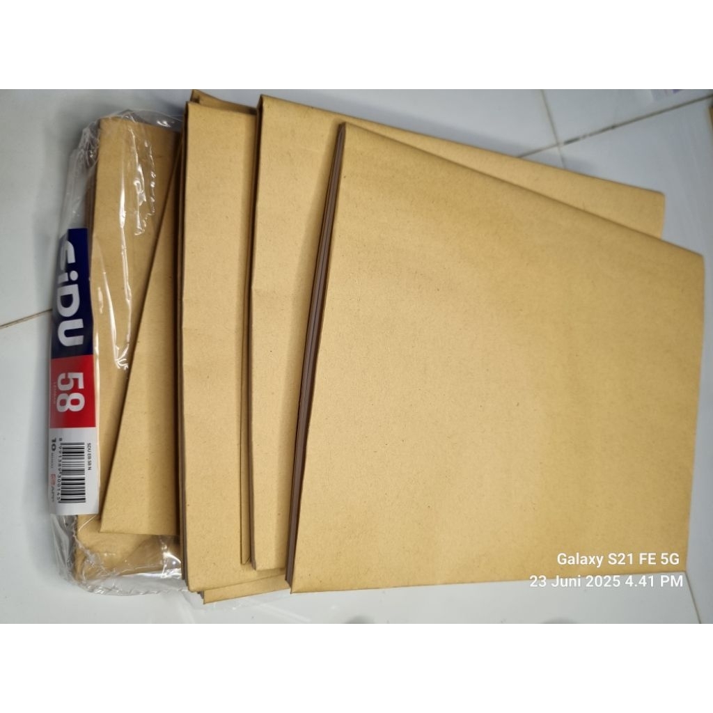 

BUKU SIDU 58 LEMBAR SAMPUL COKLAT ( 10 BUKU)