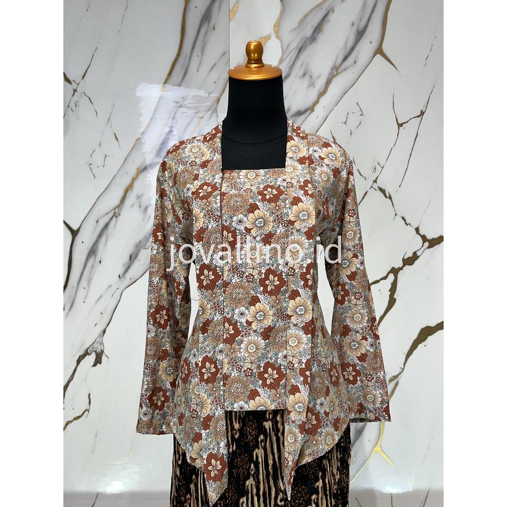 Kebaya Kembang Dewasa / Kebaya Kutubaru Kembang / Kebaya kutu baru motif kembang / Kebaya Kembang De