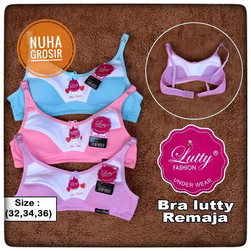 Sport Bra ABG Lutty Anak Perempuan Miniset BH Remaja Import Adem Miniset SD SMP