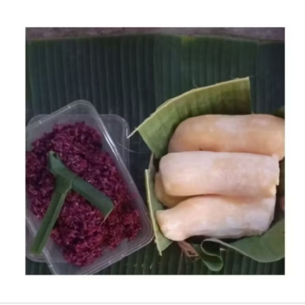 

paket campur tape singkong tape ketan hitam manis