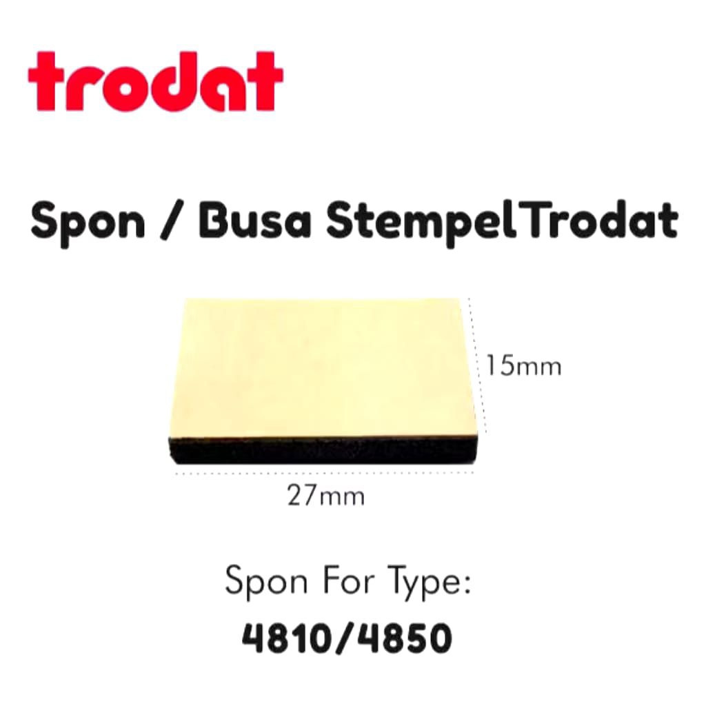 

busa spon bantalan stempel busa trodat type 4810/4850