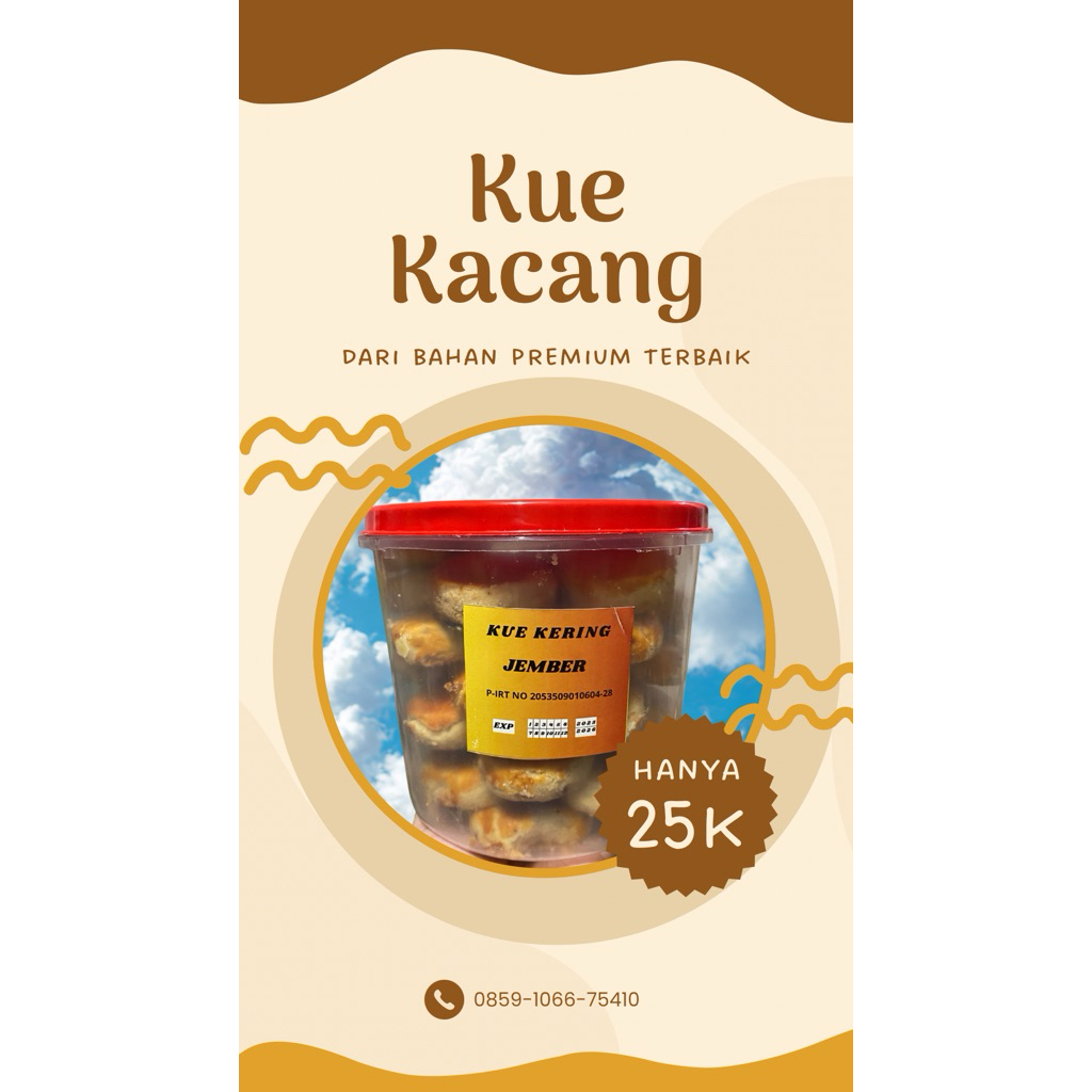 

Kue Kacang Jember Kue kering 900gr