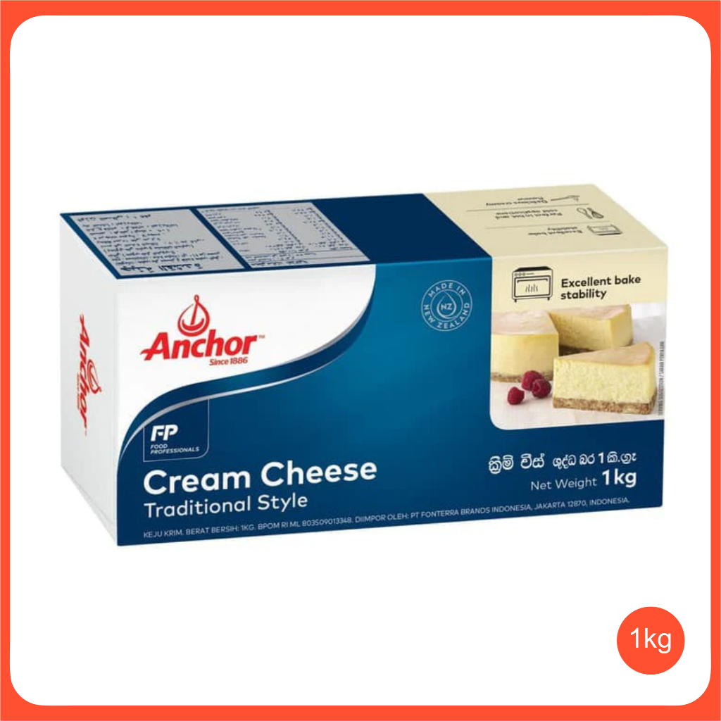 

Anchor Cream Cheese 1kg - Krim Keju 1 Kg
