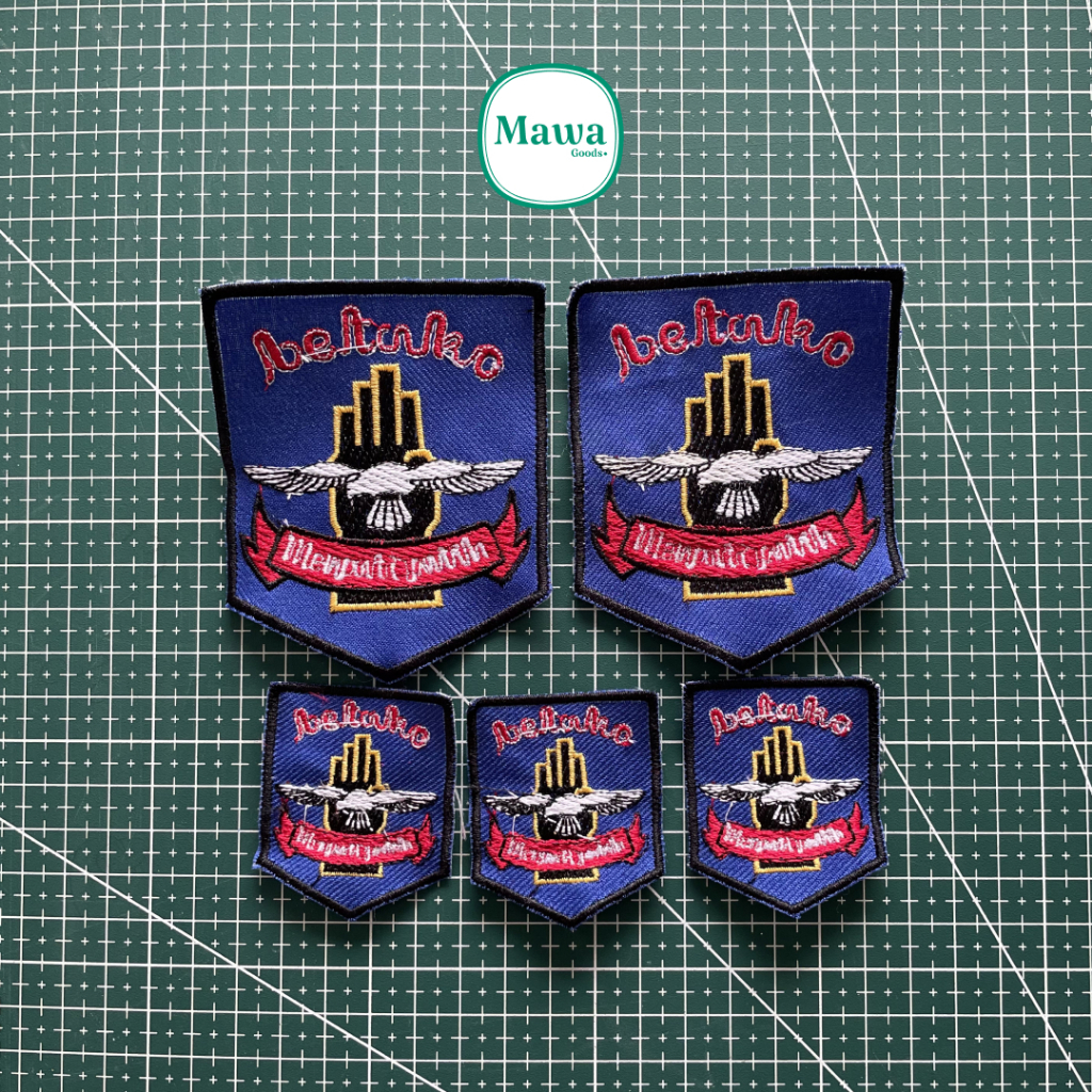 Bordir Logo Merpati Putih / Patch logo Merpati Putih Besar Terbaru Murah Custom