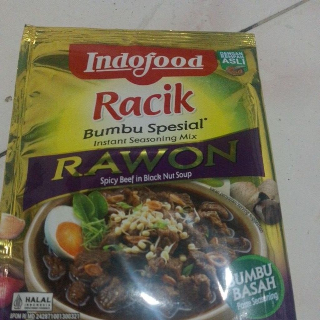 

Bumbu racik Indofood soto.rawon 45g