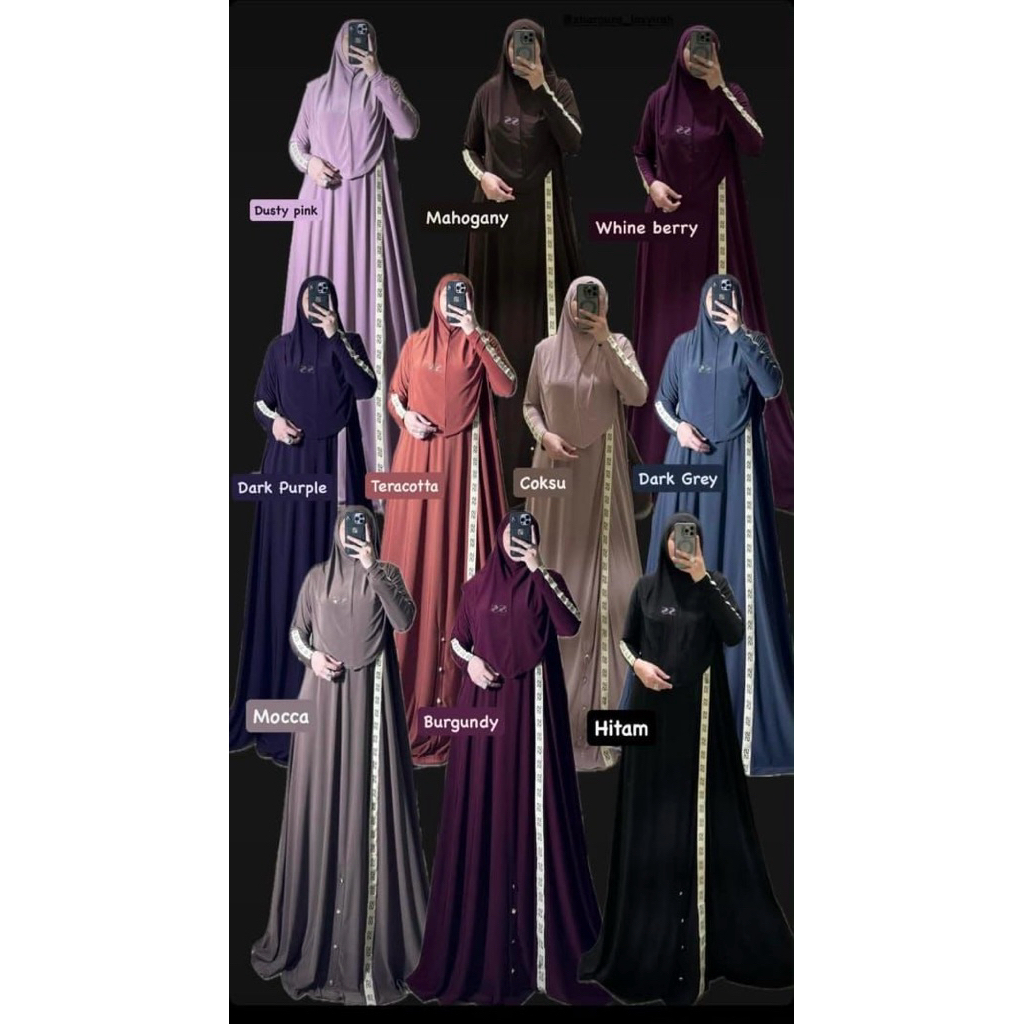 GAMIS SET SS SHAQUEENA SYARI TERBARU