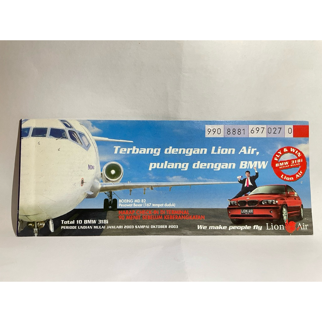 Tiket Pesawat Bekas - LION AIR