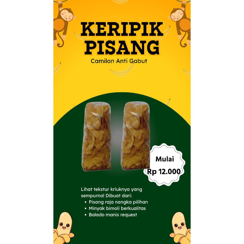 

KERIPIK PISANG KHAS KUNINGAN JAWA BARAT GURIH