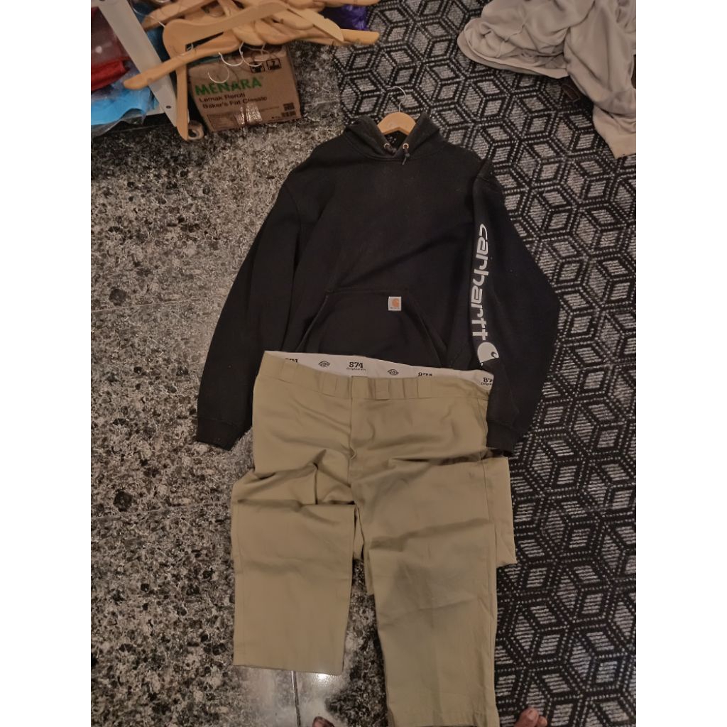 hodie carhart dan chinos dikies big size