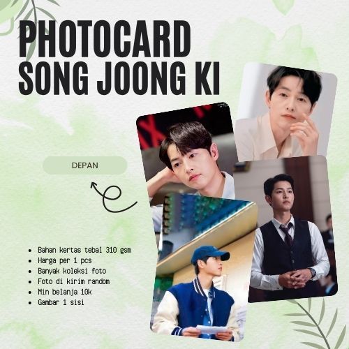 [1PCS] PHOTOCARD SONG JOONG KI | PHOTOCARD KPOP | PHOTOCARD DRAKOR | PHOTOCARD DRACIN