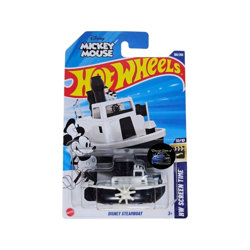 Hot Wheels Mickey Mouse Disney Steamboat Hw Screen Time