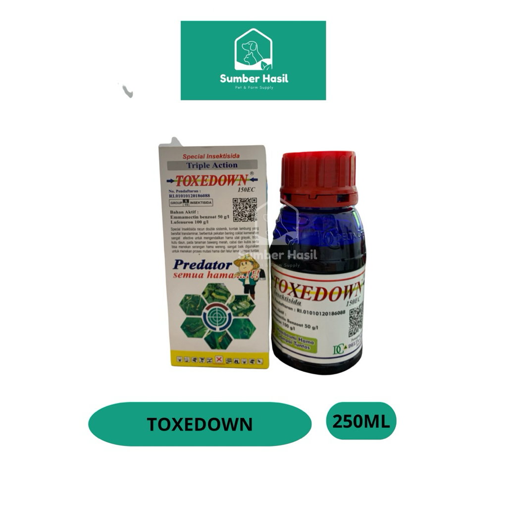 TOXEDOWN 250ML INSKETISIDA OBAT ULAT JAGUNG TOXEDON ORIGINAL