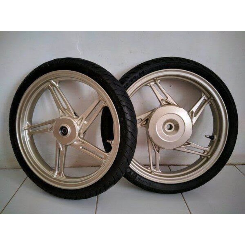 SILVER GOLD PU | CAT MOBIL | CAT MOTOR | CAT VELG | CAT BERKUALITAS PU