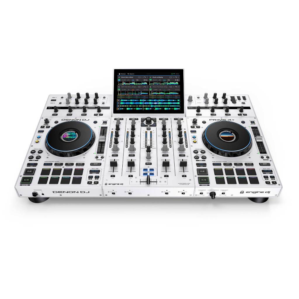 DENON DJ Prime 4+ White (Special Limited Edition) 100% BNIB Grs Resmi - Ready Stock