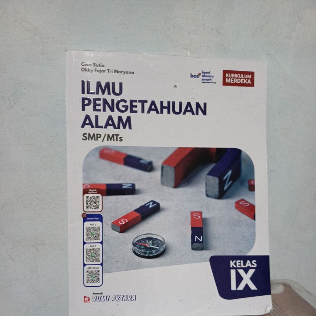 ILMU PENGETAHUAN ALAM, SMP KLS IX KURIKULUM MERDEKA BUMI AKSARA