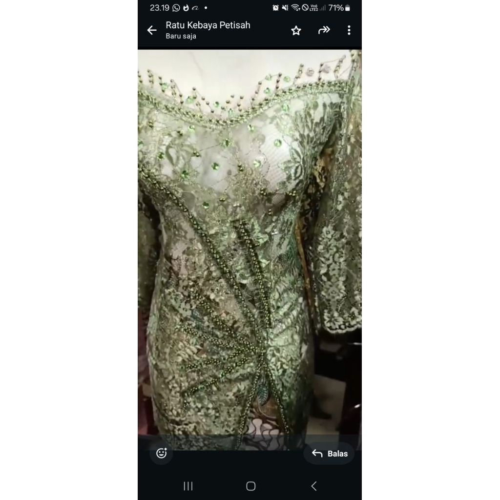 kebaya pendedek