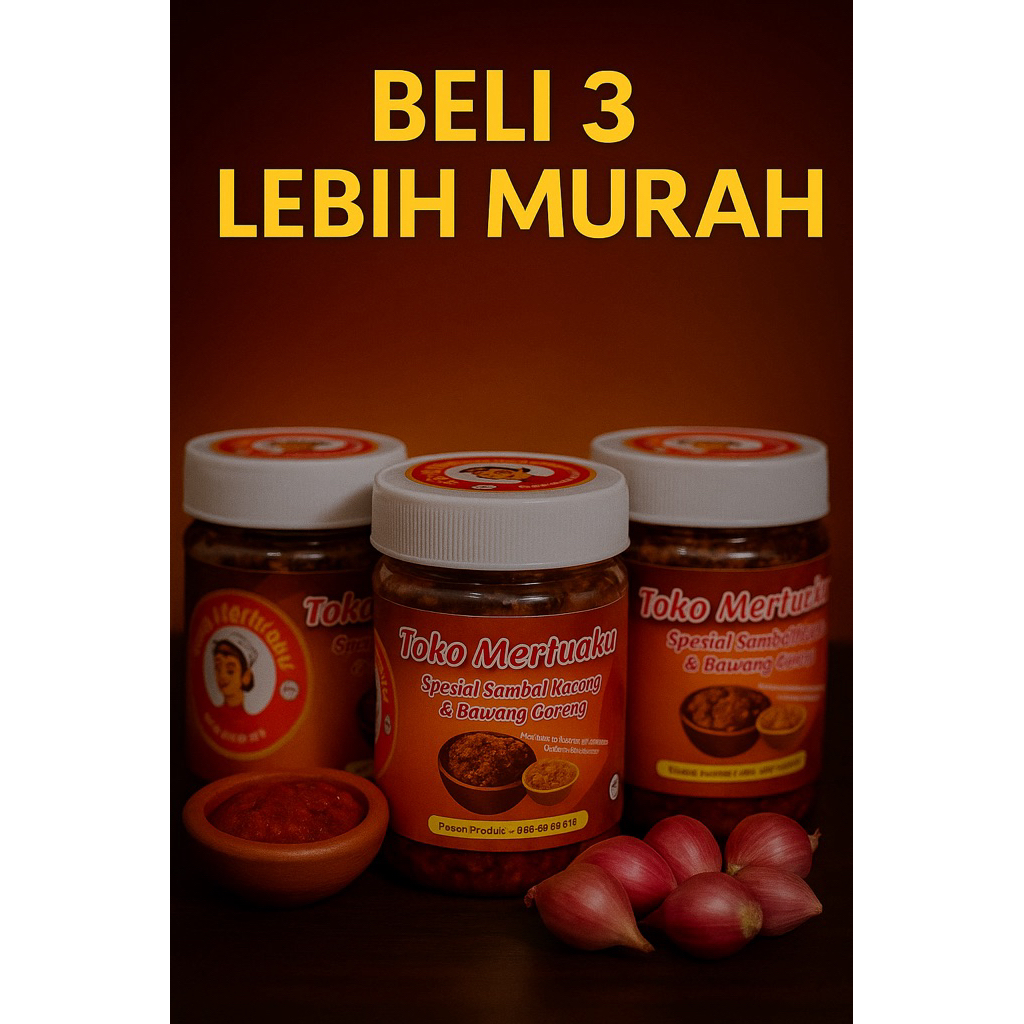 

paket hemat 2 sambal & bawang goreng
