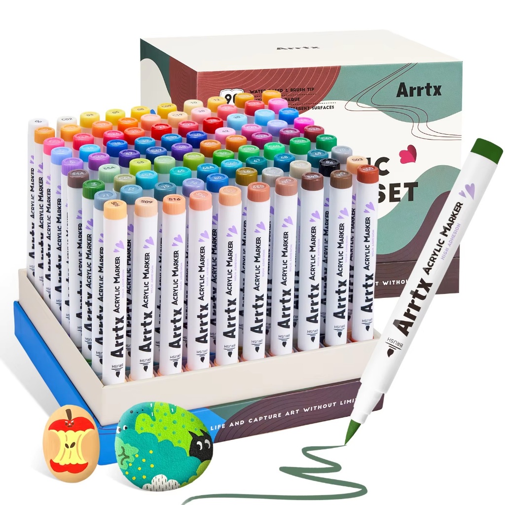 

ARRTX acrylic brush marker set 90 AACM-0590A