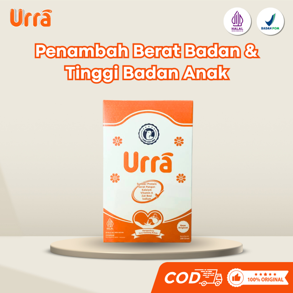 

SUSU URRA ORIGINAL - Susu Kambing Penambah Berat dan Tinggi Badan Anak - Susu Tinggi Kalsium
