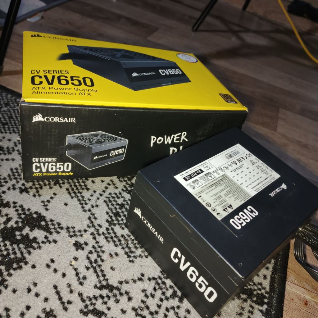 Power Supply PSU CORSAIR CV650 Bronze 80+ ATX PSU