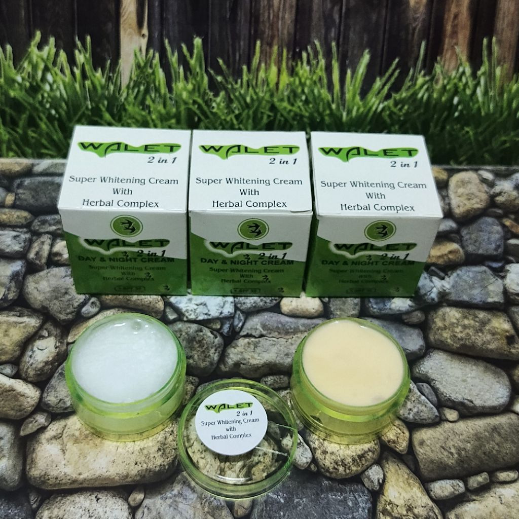 3Pcs // Cream Walet Susun 2In1 Sudah Ada Buat Siang & Malam Nya Whitening Original
