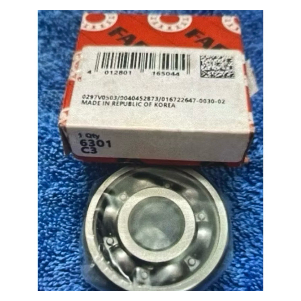 Bearing 6301 / 6301 C3 FAG (minimal pembelian 10pc)