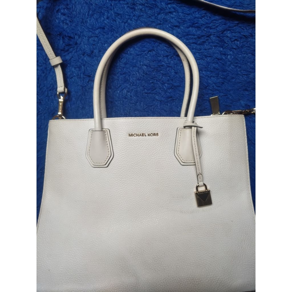 [PRELOVED] TAS BRANDED MICHAEL KORS ORI MERCER WARNA PUTIH