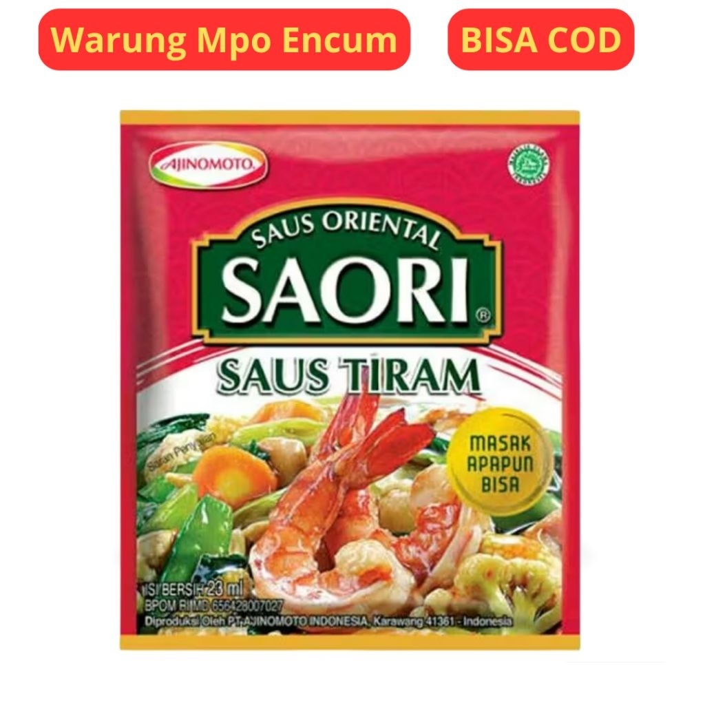 

Saori Saus Tiram 1 Sachet / Saori Saus Tiram Oriental 23 ml