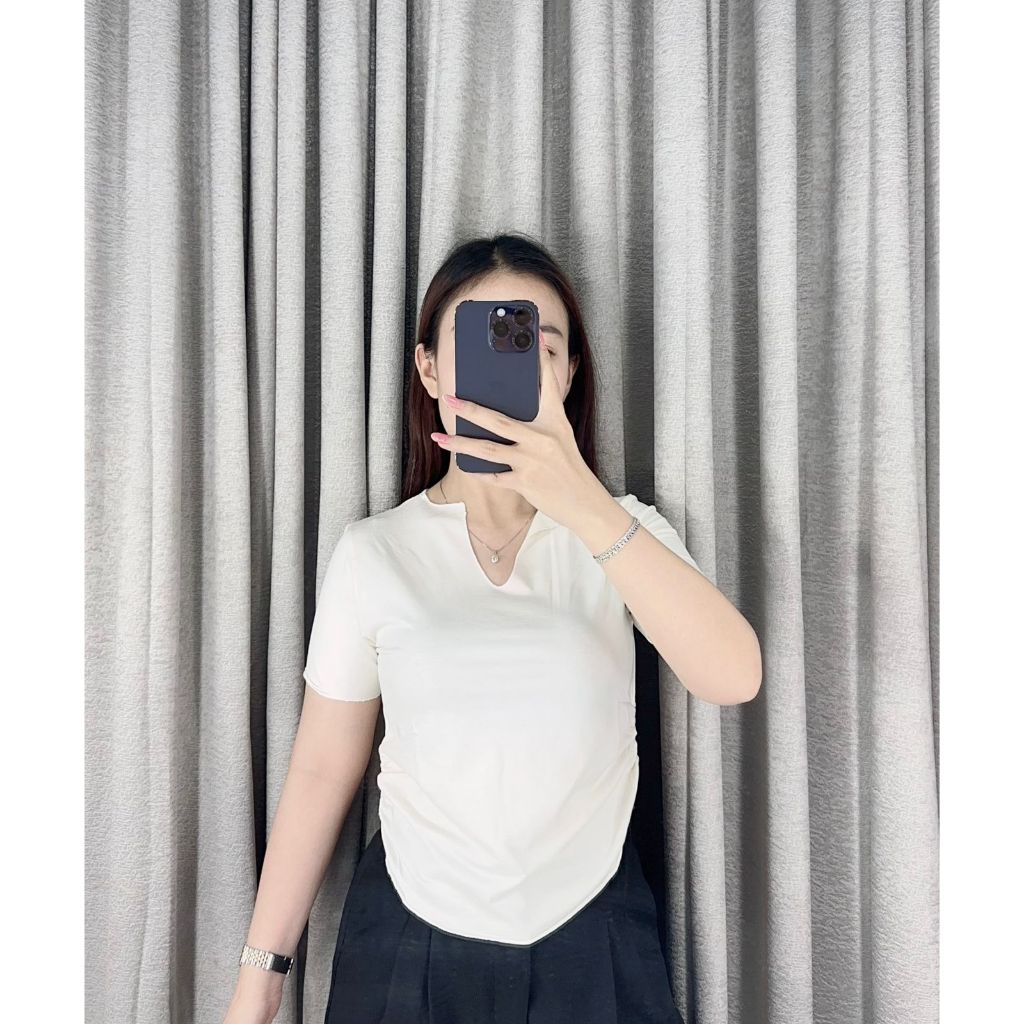 Clara Crop Top Neci / Atasan Crop Wanita / Atasan Wanita Kekinian