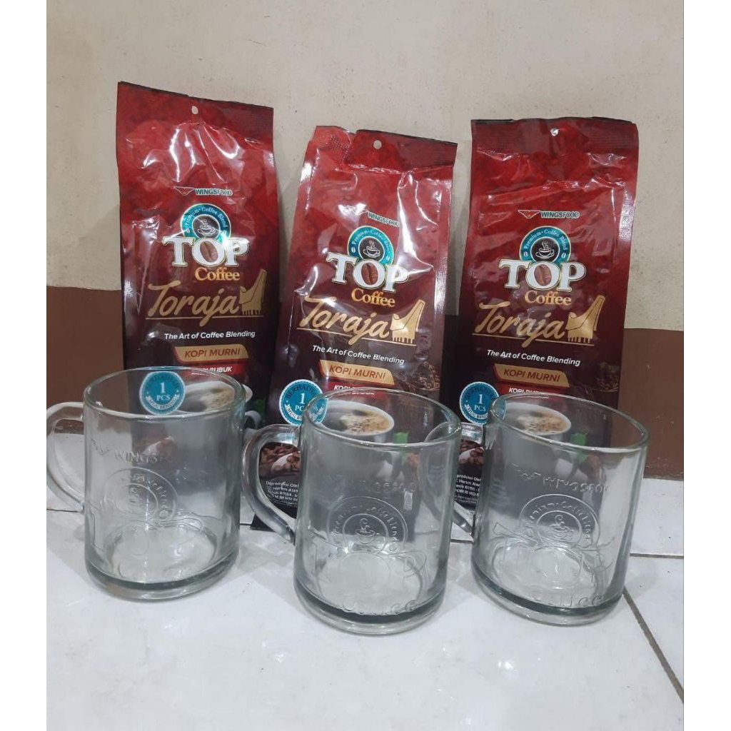 

KOPI TOP COFFE TORAJA 158GR FREE GELAS