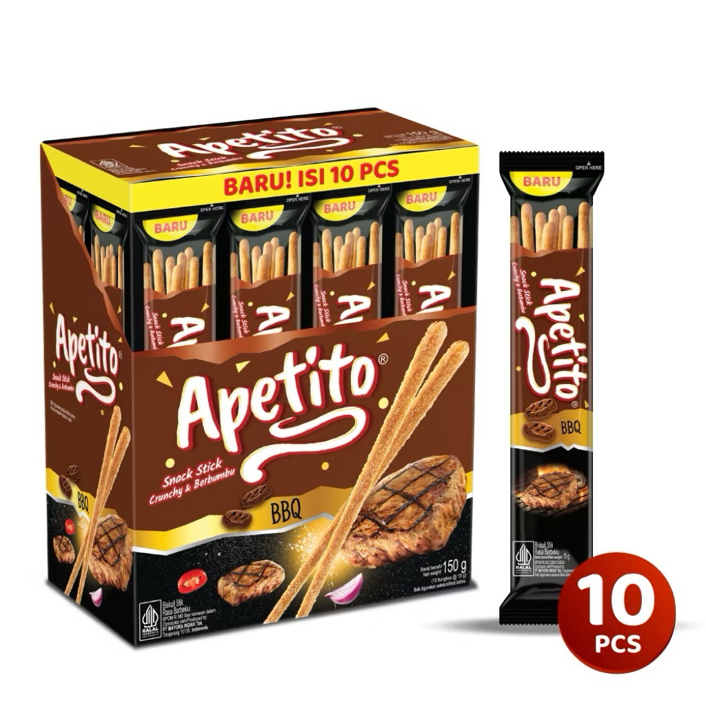 

Roma Apetito Pizza Box isi 10pack @18.5gr Snacks Biscuit