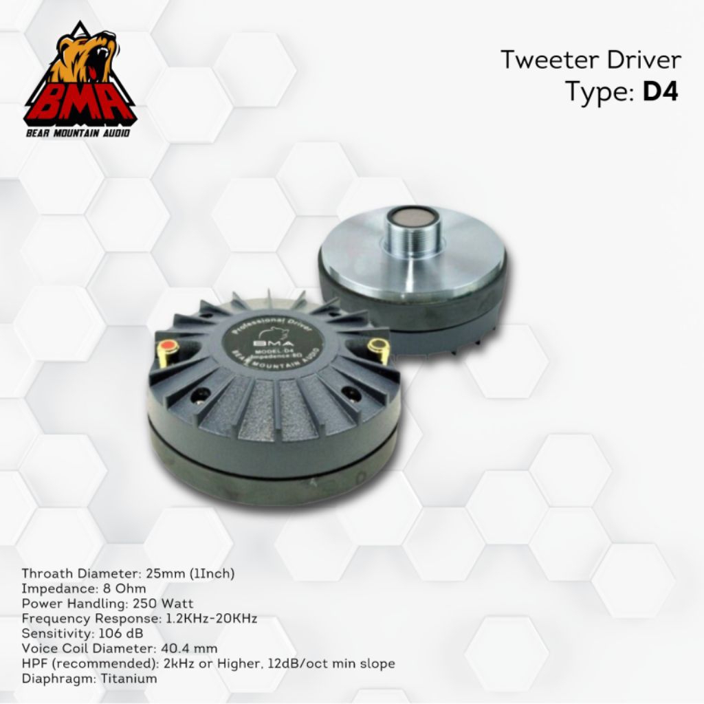 Tweeter BMA D4 Original