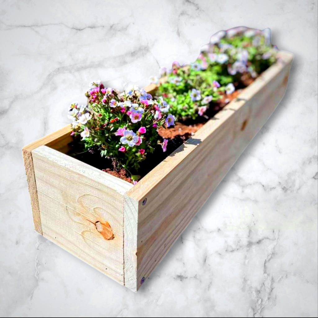 POT WOODEN BOX KAYU JATI BELANDA HIASAN RUMAH MEJA DEKORASI RUANG TAMU TEMPAT BUNGA ARTIFICIAL