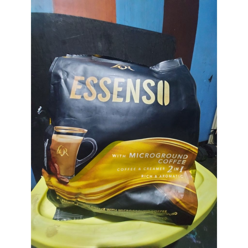 

Kopi Essenso with Microground Coffee 2in1 Coffee and Creamer (20x25gr) Essenso 2in1 Coffee and Creamer Rich and Aromatic