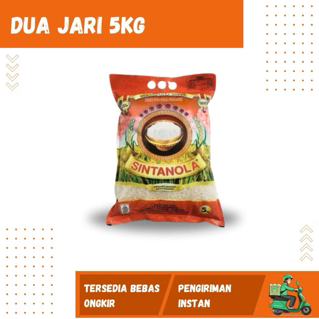 

Beras Sintanola 5kg - beras pulen- beras mekar - beras wangi