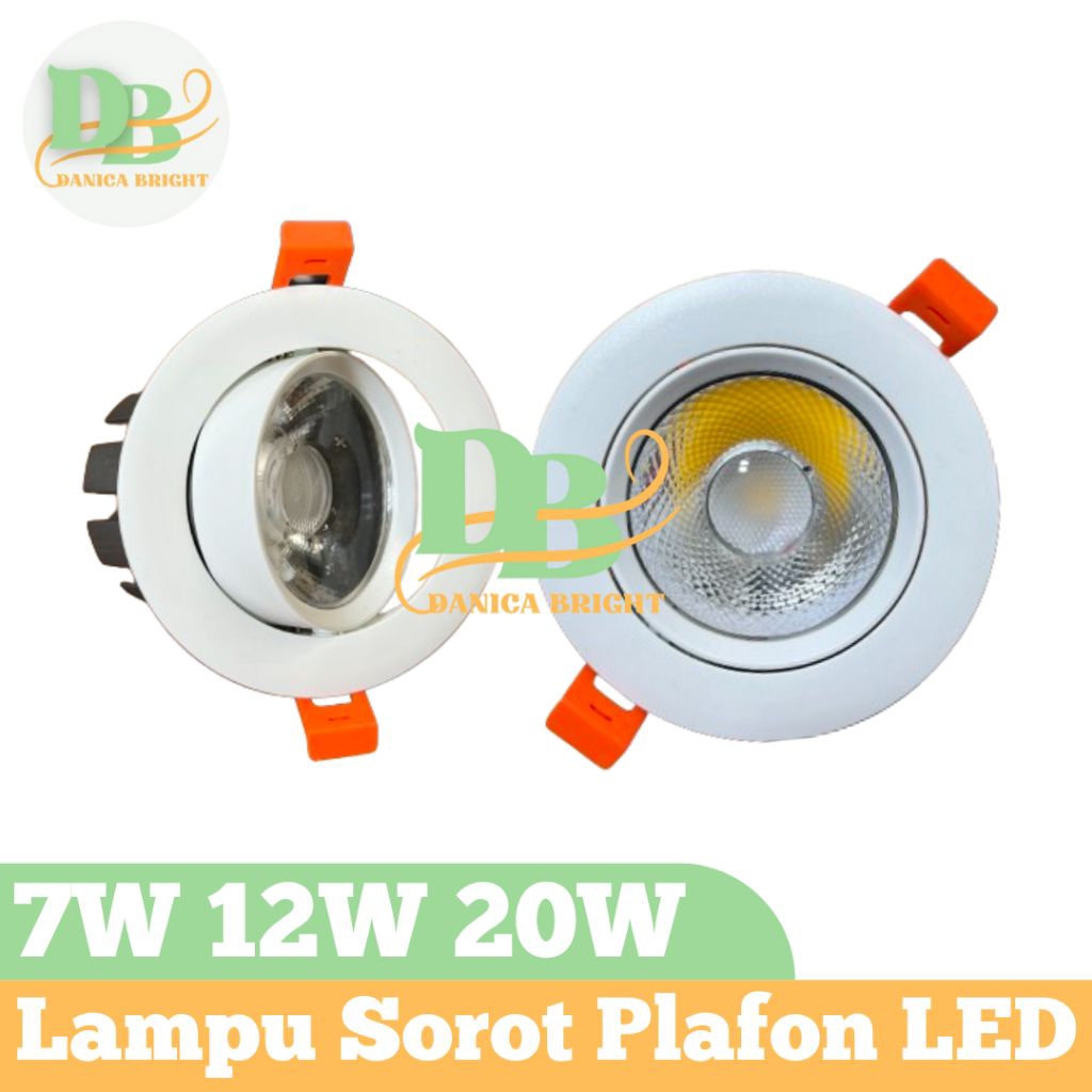 Lampu Sorot LED Lampu Plafon COB Spotlight LED Bergaransi