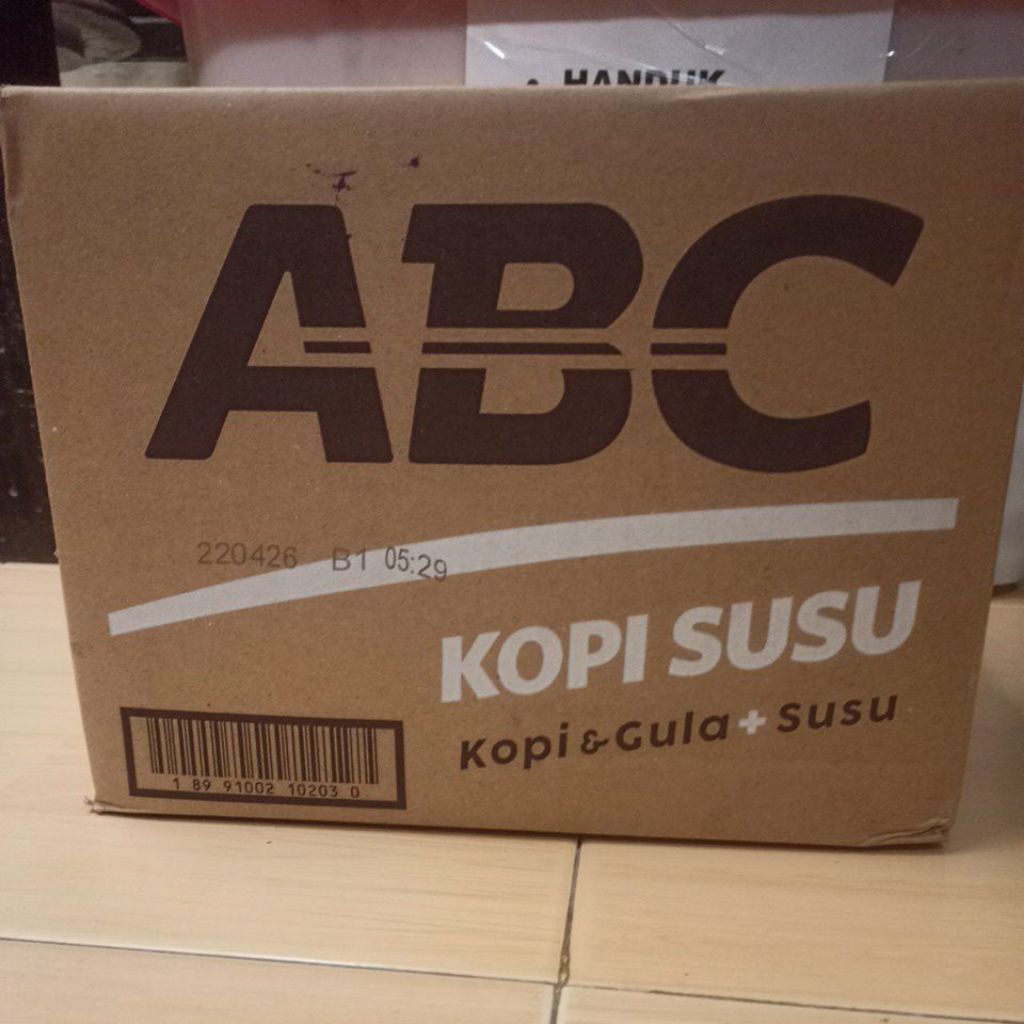

Kopi ABC susu 1 karton