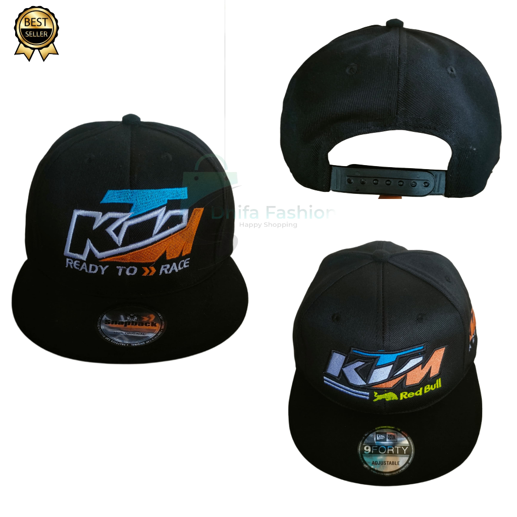 Topi Snapback KTM Racing / Topi Snapback / Topi Snapback Racing Motocross / Topi Racing KTM Termurah