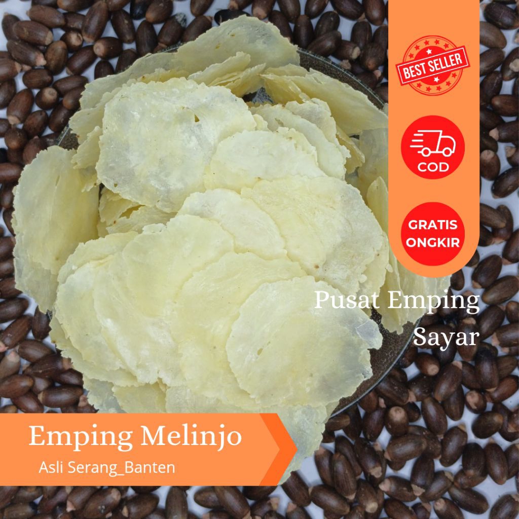 

Emping Melinjo Mentah Super Tipis Asli Khas Sayar 1kg | Emping Gurih Renyah | Camilan Tradisional | Makanan khas Nusantara| Gurih| Renyah