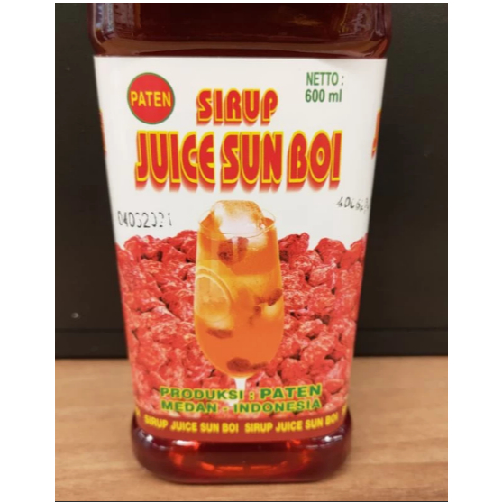 

Jus Semboi / Juice Sirup Sun Boi 600 Ml / Minuman Vitamin C / Kiam Boi Asinan Buah Plum