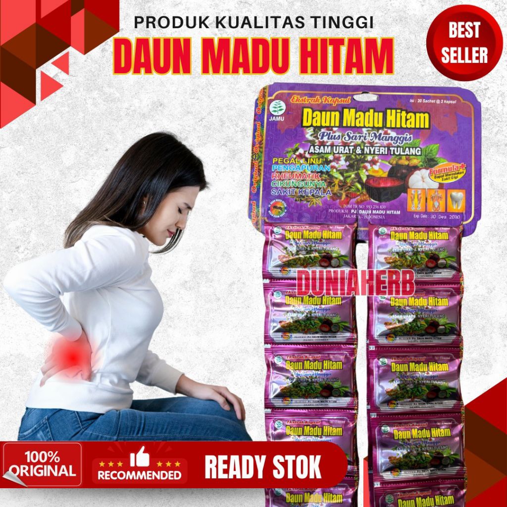 

Daun Madu Hitam Original 20 Sachet 100% Asli