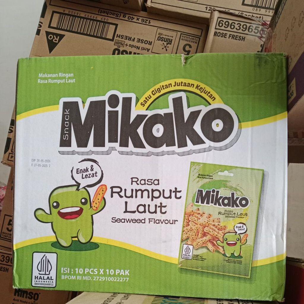 

snack rasa rumput laut mikako
