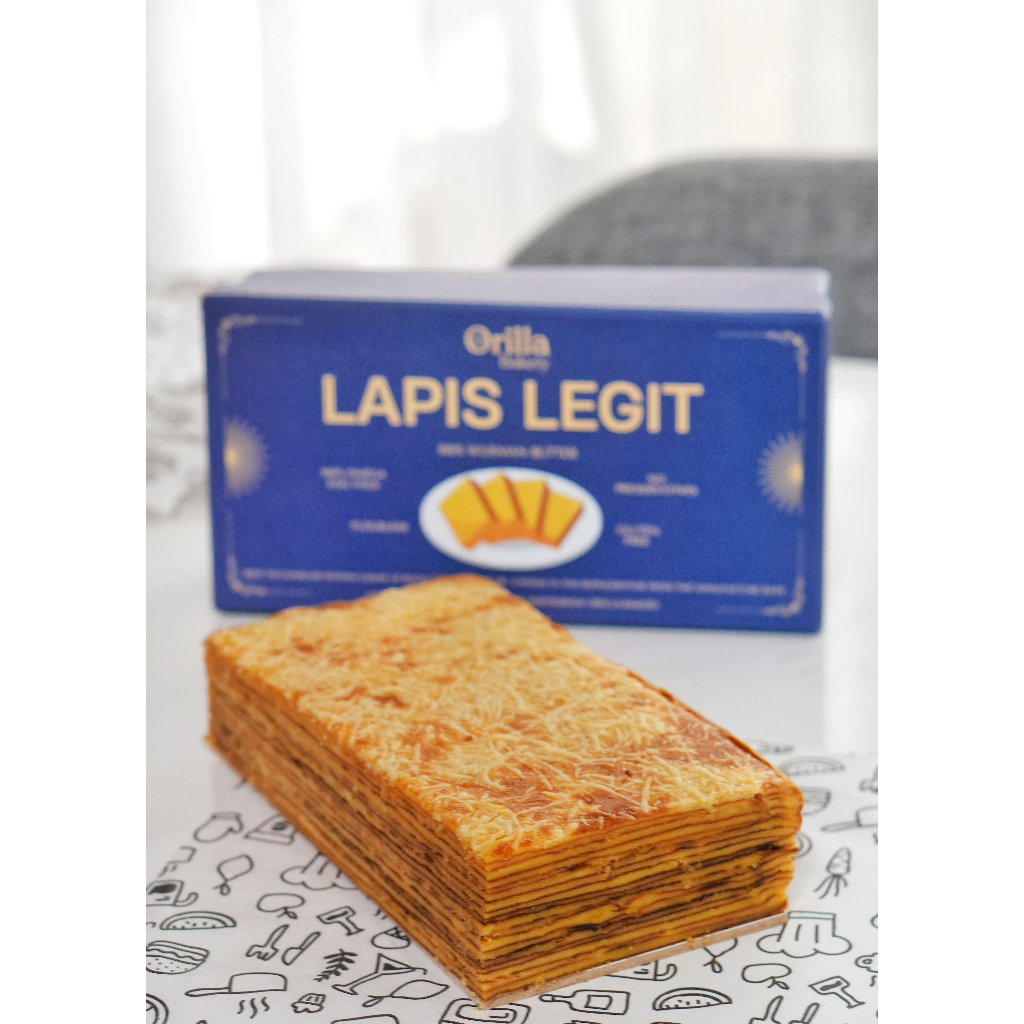 

Lapis Legit Orilla Bakery Original Keju Edam 18x9
