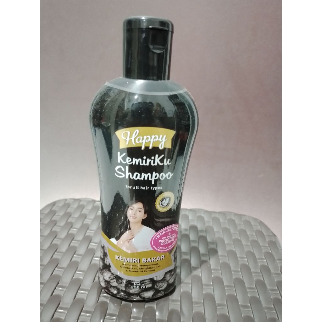 happy kemiriku minyak rambut, shampo, hair tonic, klimis pomade