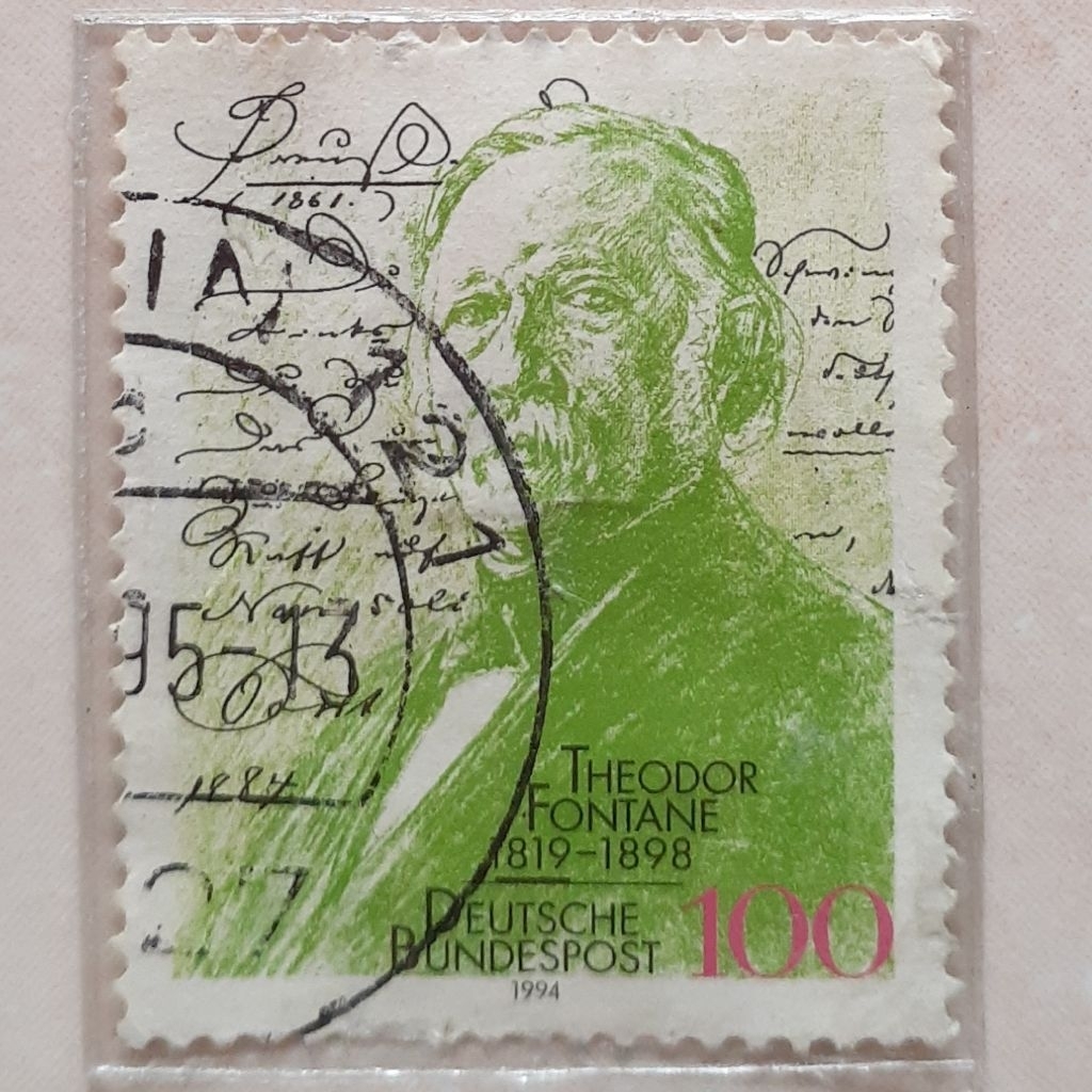 

Perangko Jerman 175th Birth Anniversary of Theodore Fontane (1819-1898) Tahun 1994