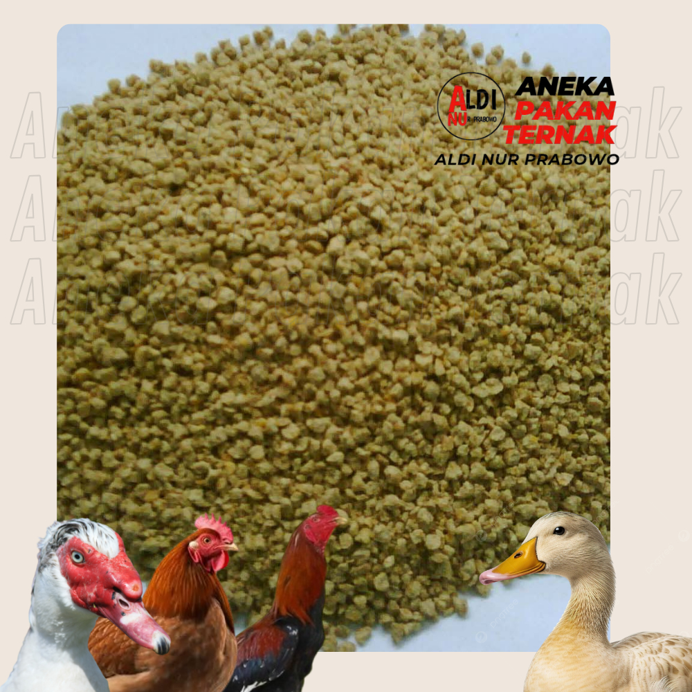 Pur Pakan Ayam BR Pakan Ayam Pedaging Penggemukan Repack 500 Gr  - Malindo 811 Protein 19,5 - 22,5 %