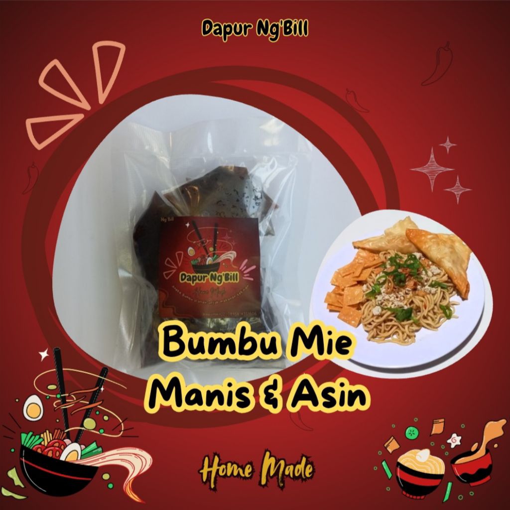 

Bumbu untuk Mie Level (Mirip Mie Gacoan) Kemasan Sashet