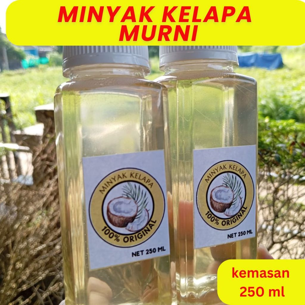 

Minyak Kelapa klentik dijamin no tengik (isi 250 ml) non kolestrol asli 100% tanpa campuran