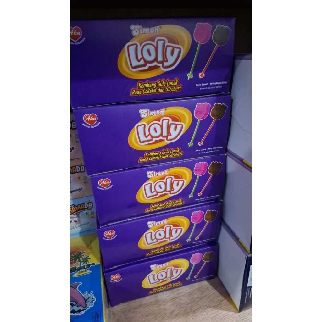 

Simon Loly Cokelat 20pcs 1 box