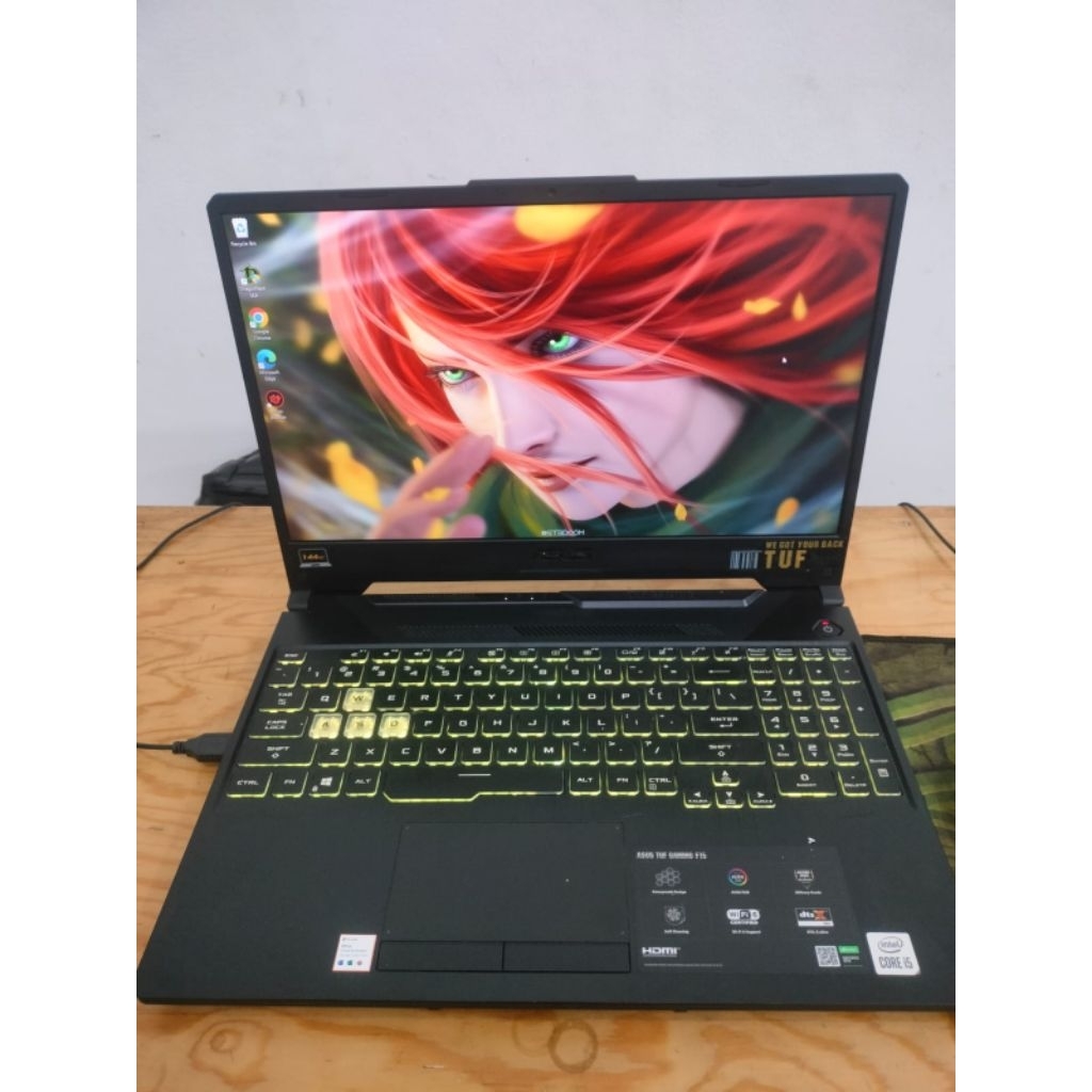 Asus Tuf fx506 i5 gen 10 GTX 1650
